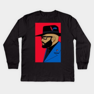 Beards and blazers Kids Long Sleeve T-Shirt